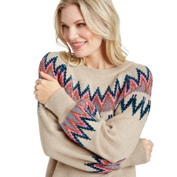 Maurices Sweaters - NWOT Maurices Fair Isle Blouson Sleeve Pullover Sweater- Size L